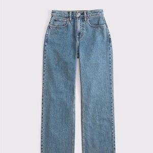 Abercrombie & Fitch Light Blue 90’s Relaxed High Rise Jeans New with Tags